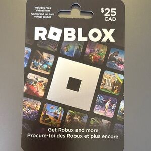 Roblox $25 CAD Gift Card 🎁